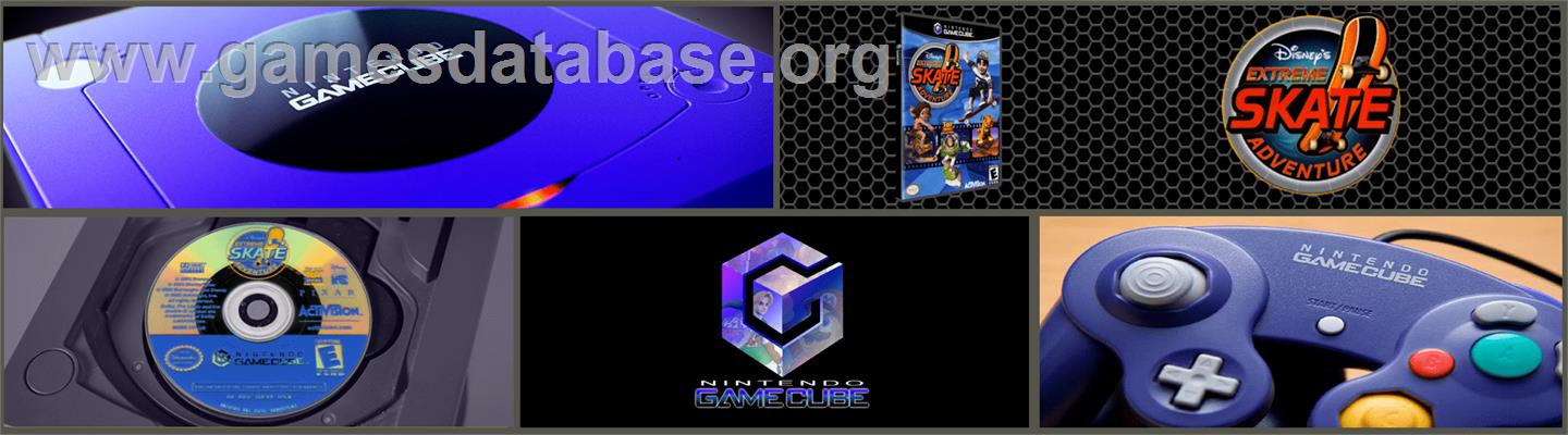 Disney's Extreme Skate Adventure - Nintendo GameCube - Artwork - Marquee