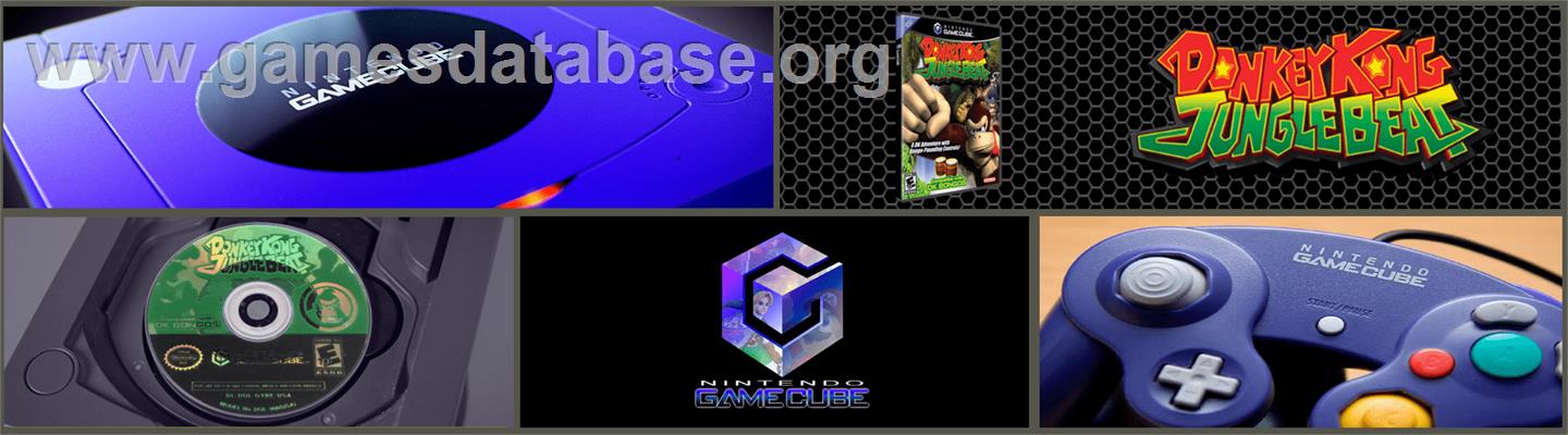 Donkey Kong Jungle Beat - Nintendo GameCube - Artwork - Marquee
