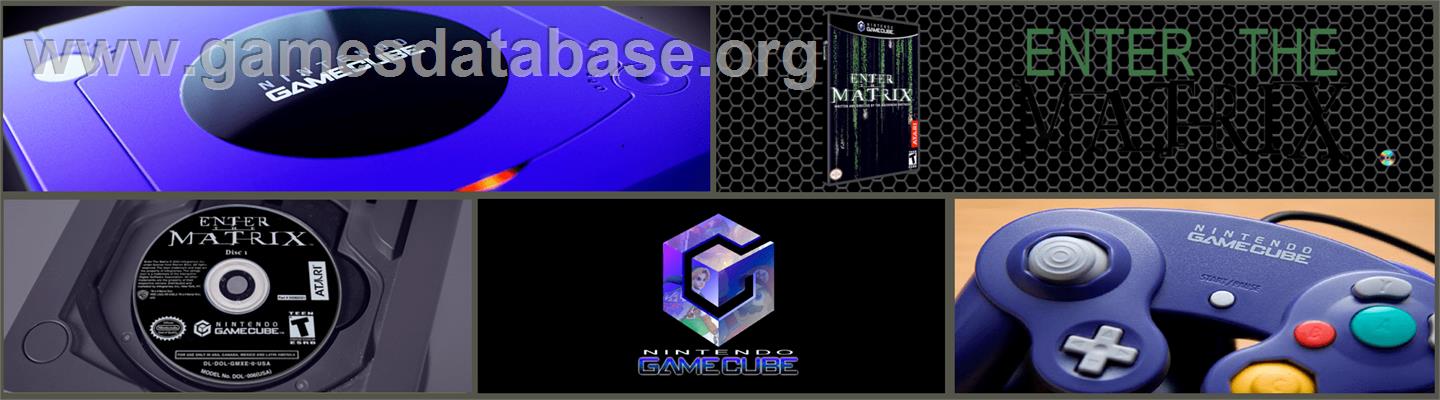 Enter The Matrix - Nintendo GameCube - Artwork - Marquee