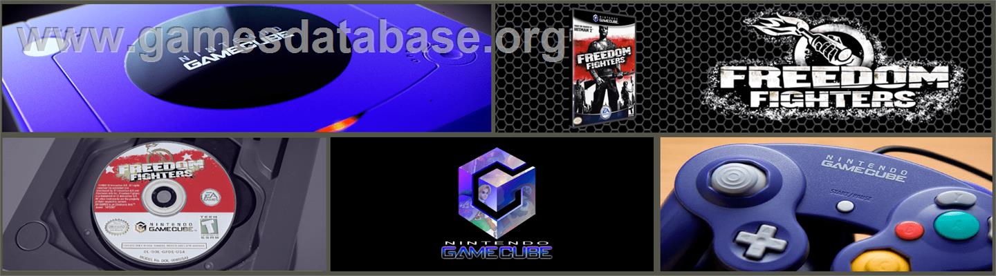 Freedom Fighters - Nintendo GameCube - Artwork - Marquee