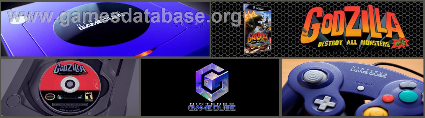 Godzilla: Destroy All Monsters Melee - Nintendo GameCube - Artwork - Marquee