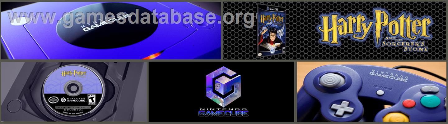 Harry Potter And The Sorcerer's Stone - Nintendo GameCube - Artwork - Marquee