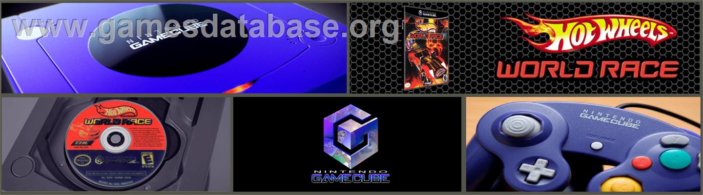 Hot Wheels: World Race - Nintendo GameCube - Artwork - Marquee