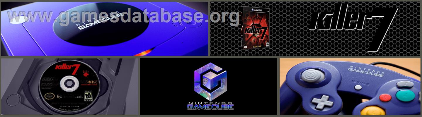 Killer 7 - Nintendo GameCube - Artwork - Marquee