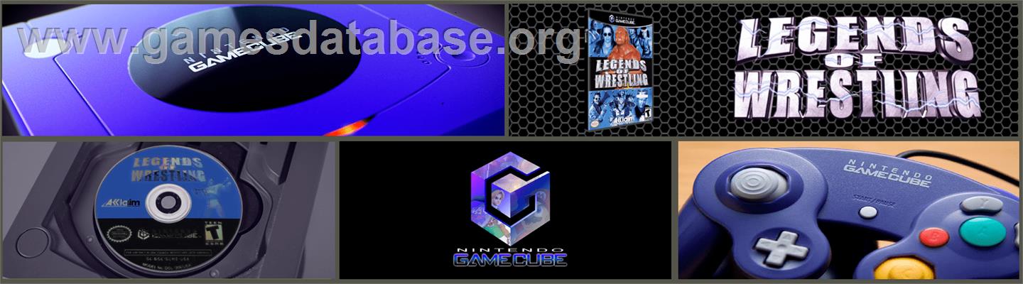 Legends of Wrestling - Nintendo GameCube - Artwork - Marquee