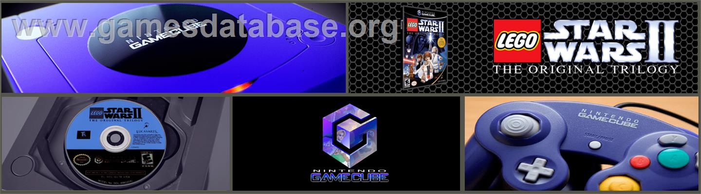 Lego Star Wars 2 - The Original Trilogy - Nintendo GameCube - Artwork - Marquee