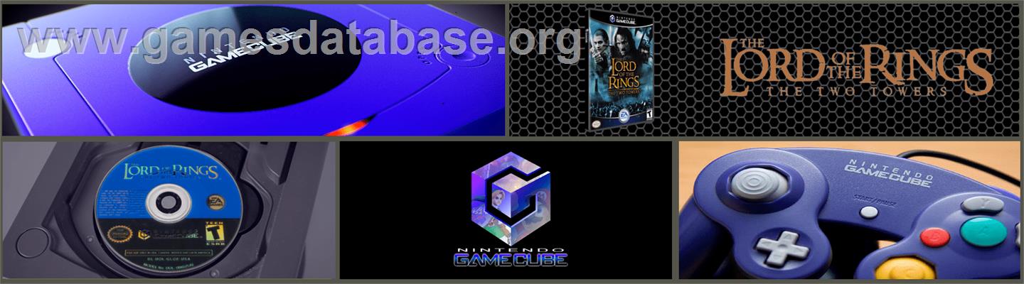 Lord Of The Rings The Two Towers - Nintendo GameCube - Artwork - Marquee
