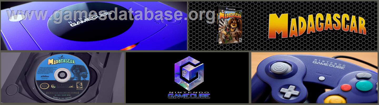 Madagascar - Nintendo GameCube - Artwork - Marquee