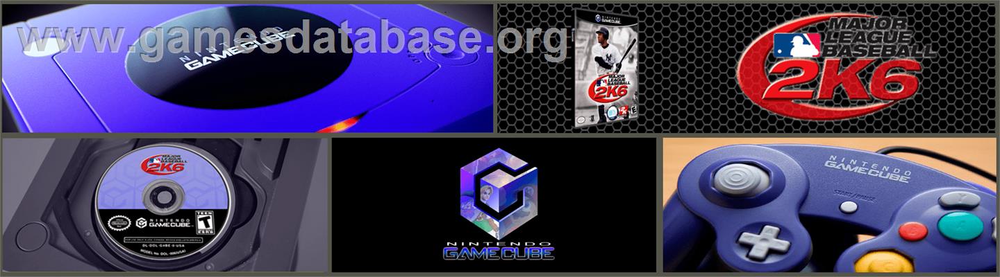 Major League Baseball 2K6 - Nintendo GameCube - Artwork - Marquee