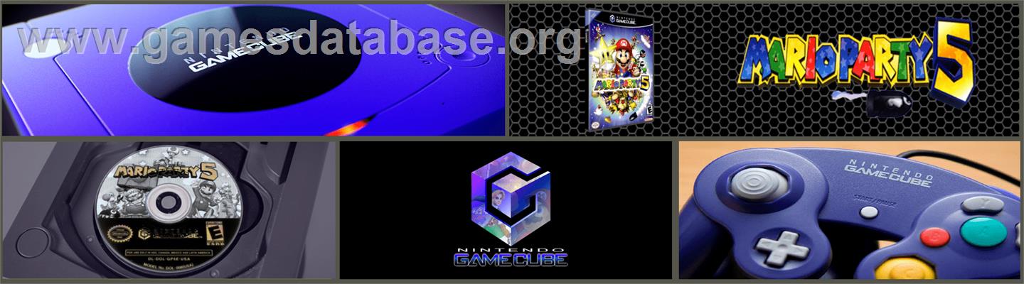 Mario Party 5 - Nintendo GameCube - Artwork - Marquee