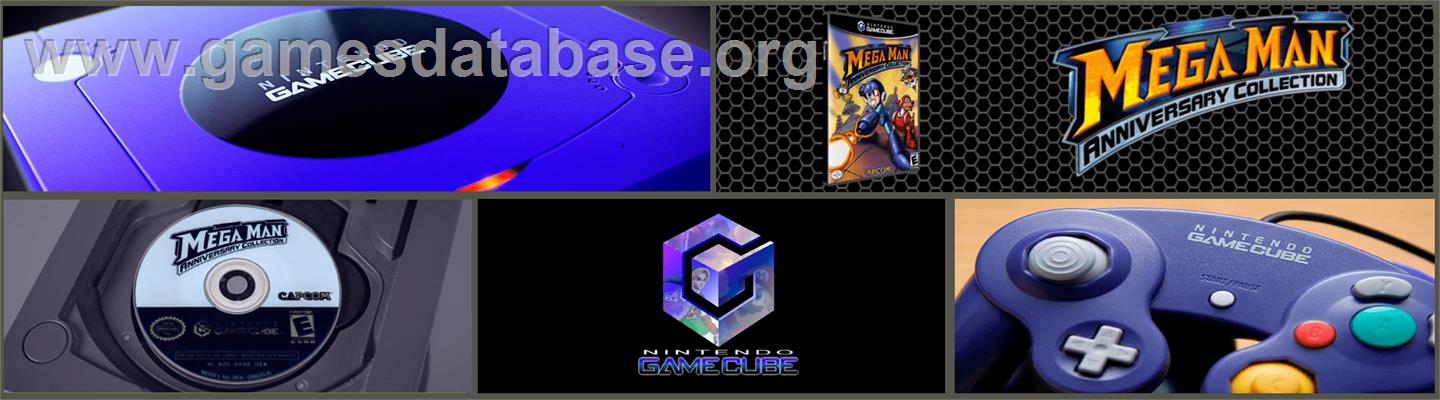 Mega Man Anniversary Collection - Nintendo GameCube - Artwork - Marquee