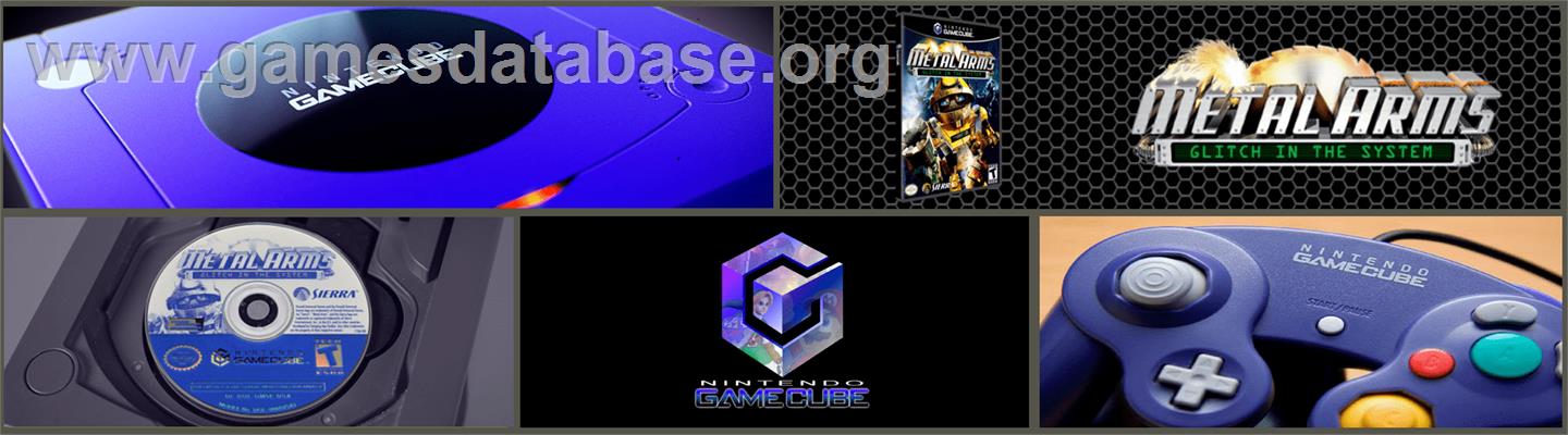 Metal Arms: Glitch in the System - Nintendo GameCube - Artwork - Marquee