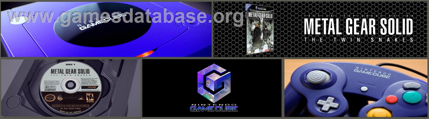 Metal Gear Solid: The Twin Snakes - Nintendo GameCube - Artwork - Marquee