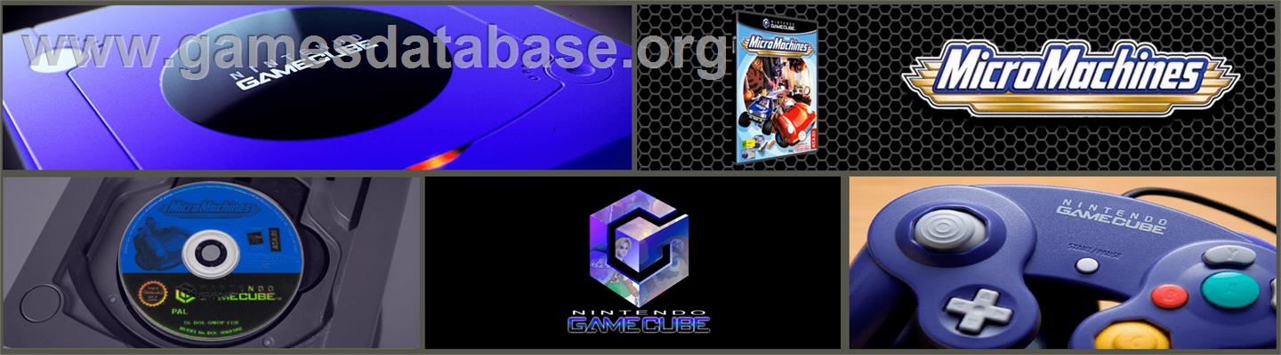 Micro Machines - Nintendo GameCube - Artwork - Marquee