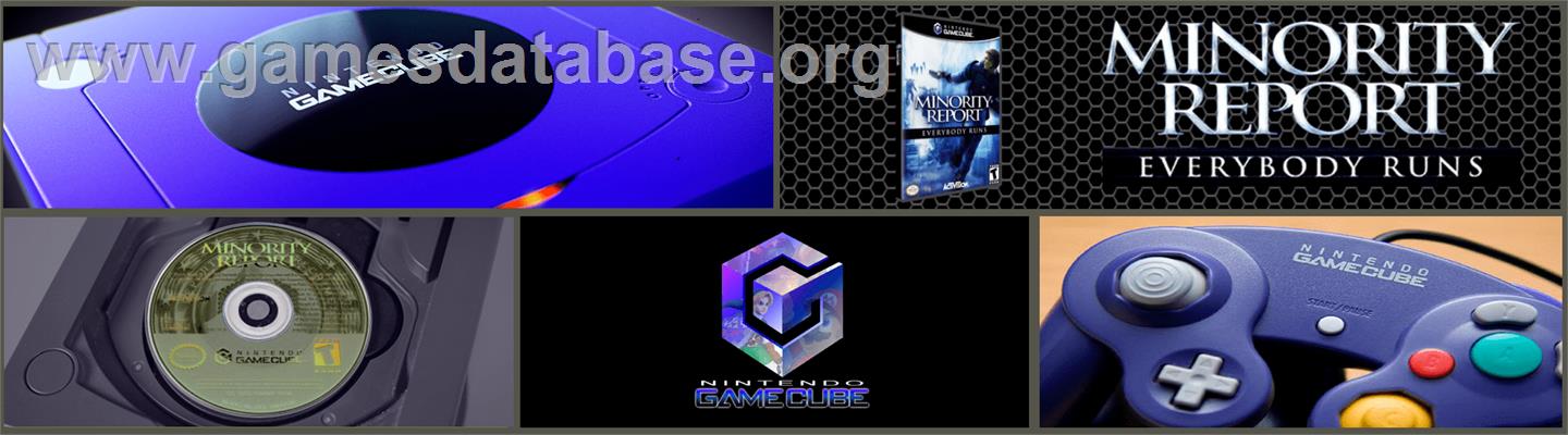Minority Report: Everybody Runs - Nintendo GameCube - Artwork - Marquee
