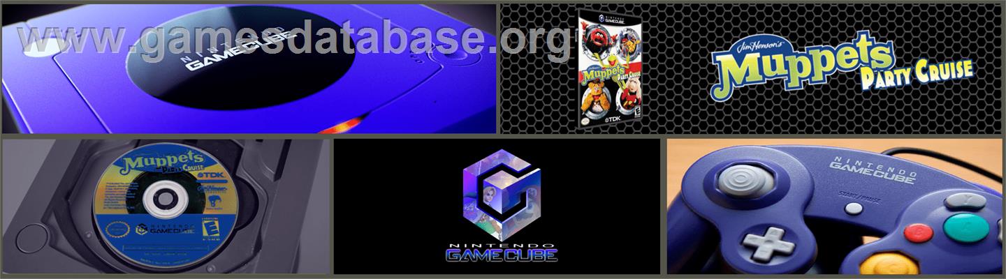 Muppets - Party Cruise - Nintendo GameCube - Artwork - Marquee