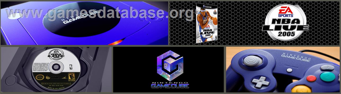 NBA Live 2005 - Nintendo GameCube - Artwork - Marquee