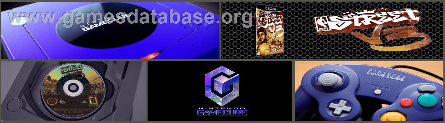 NBA Street V3 - Nintendo GameCube - Artwork - Marquee
