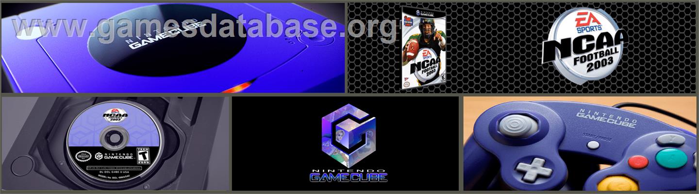 NCAA Football 2003 - Nintendo GameCube - Artwork - Marquee