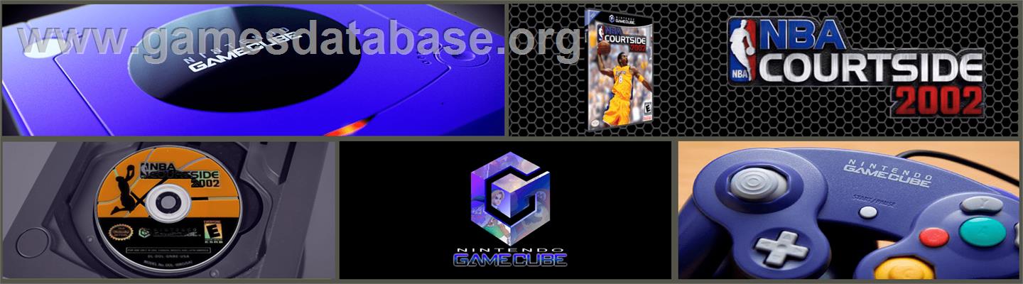 Nba Courtside 2002 - Nintendo GameCube - Artwork - Marquee