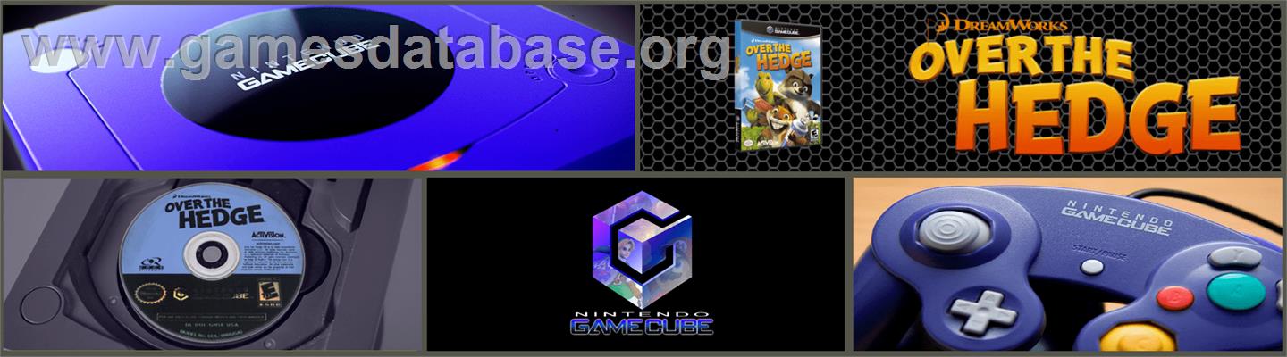 Over the Hedge - Nintendo GameCube - Artwork - Marquee