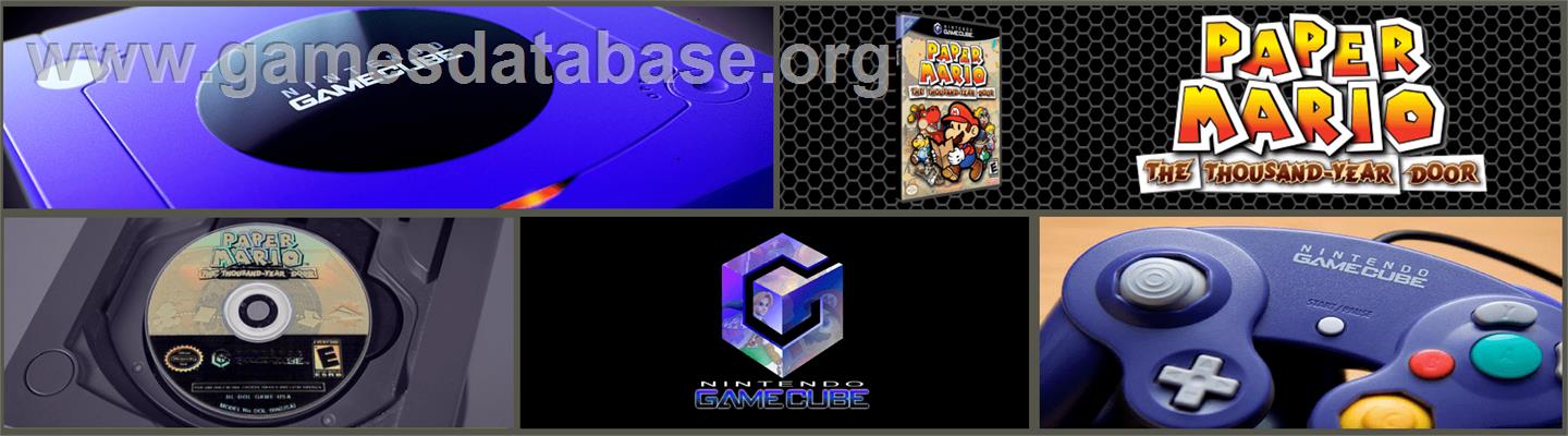 Paper Mario: The Thousand-Year Door - Nintendo GameCube - Artwork - Marquee