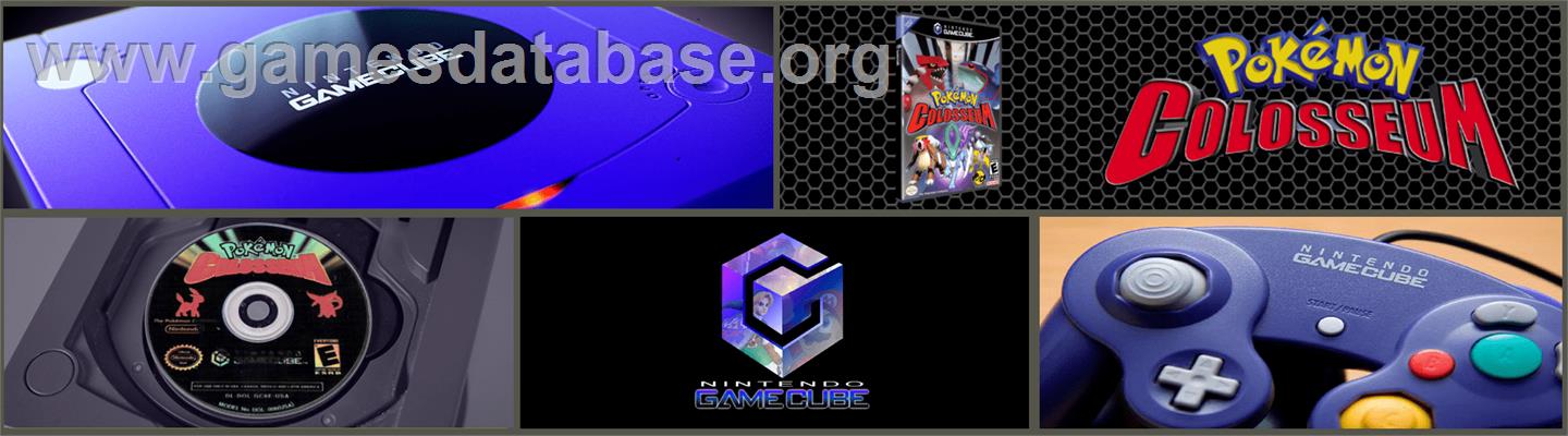 Pokemon Colosseum - Nintendo GameCube - Artwork - Marquee