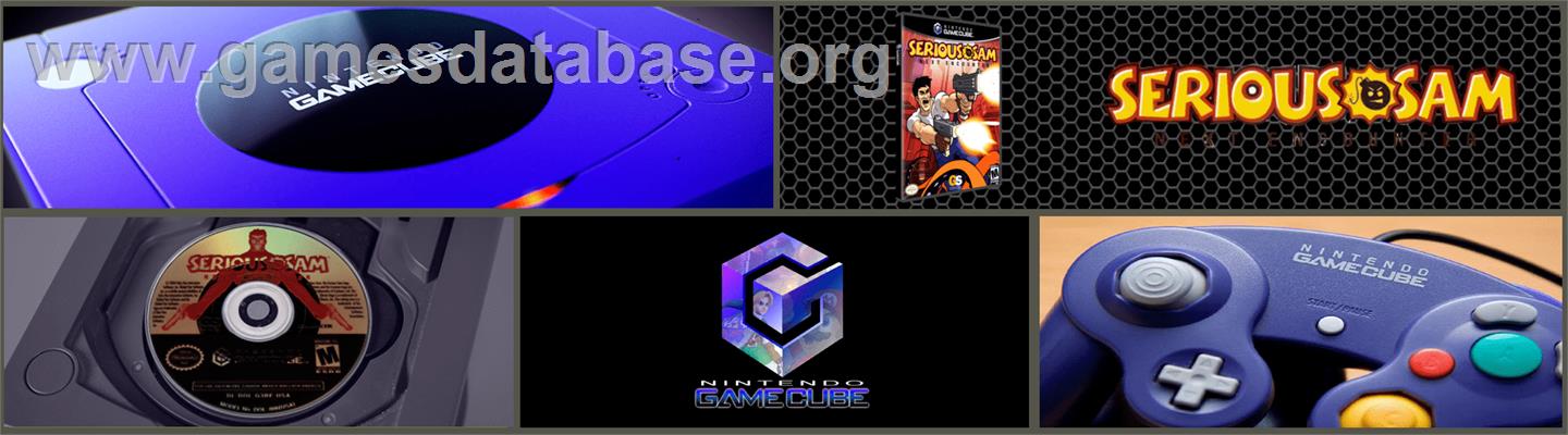 Serious Sam: Next Encounter - Nintendo GameCube - Artwork - Marquee