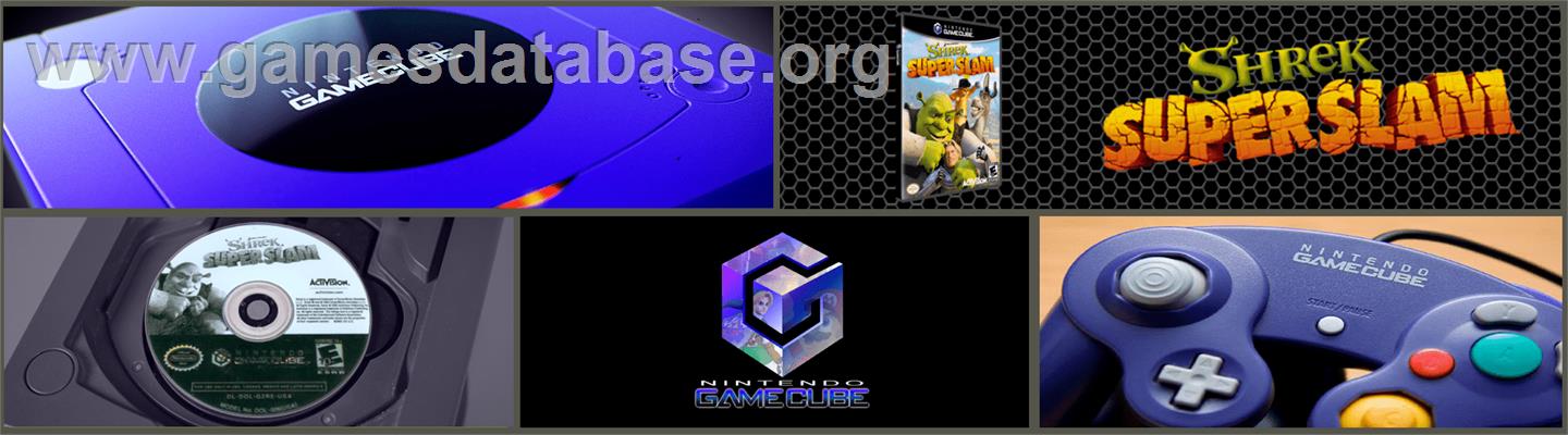 Shrek - Superslam - Nintendo GameCube - Artwork - Marquee