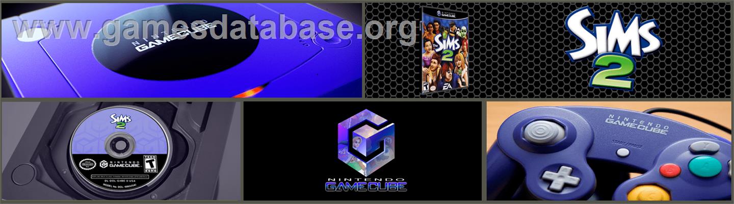 Sims 2 - Nintendo GameCube - Artwork - Marquee