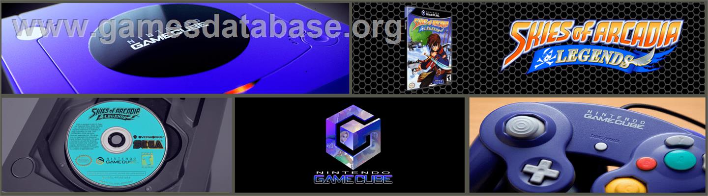 Skies of Arcadia: Legends - Nintendo GameCube - Artwork - Marquee