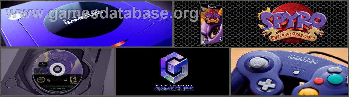 Spyro: Enter the Dragonfly - Nintendo GameCube - Artwork - Marquee