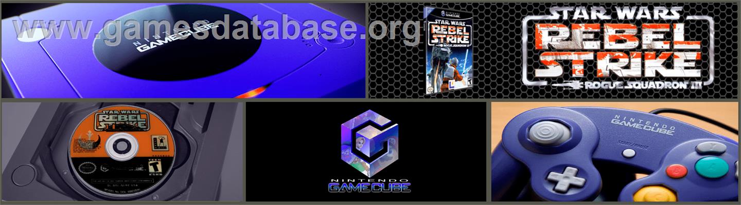 Star Wars: Rogue Squadron III - Rebel Strike - Nintendo GameCube - Artwork - Marquee