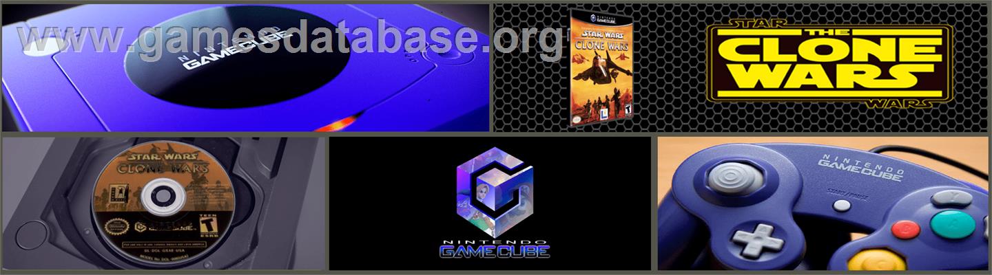 Star Wars: The Clone Wars - Nintendo GameCube - Artwork - Marquee