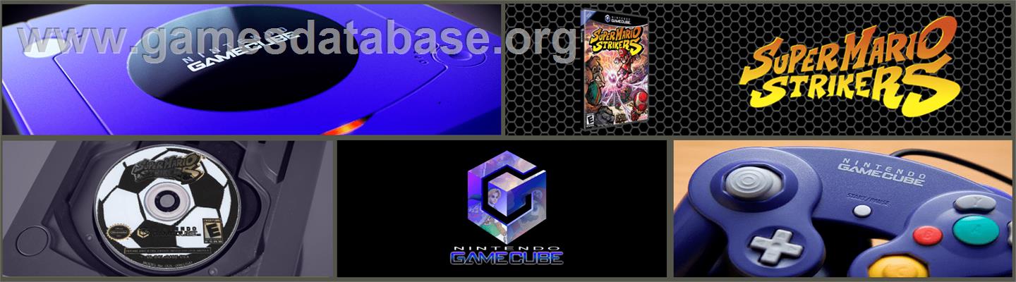 Super Mario Strikers - Nintendo GameCube - Artwork - Marquee