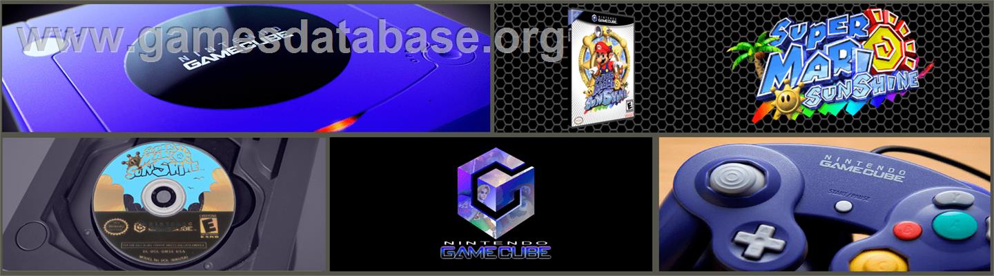 Super Mario Sunshine - Nintendo GameCube - Artwork - Marquee