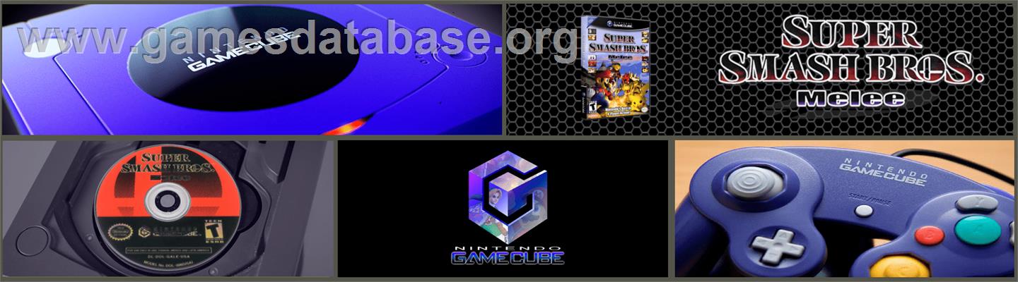 Super Smash Bros. Melee - Nintendo GameCube - Artwork - Marquee