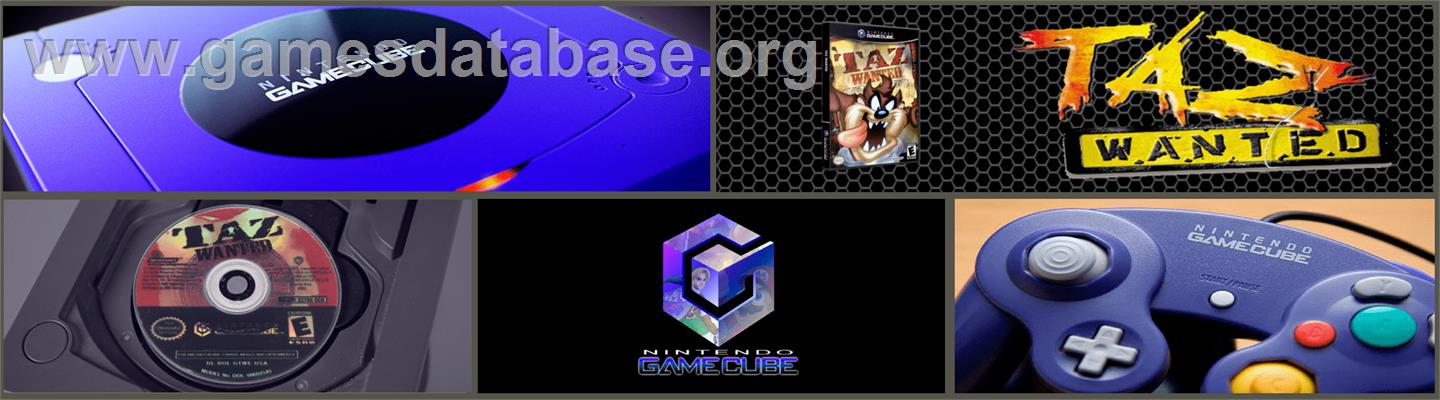Taz Wanted - Nintendo GameCube - Artwork - Marquee