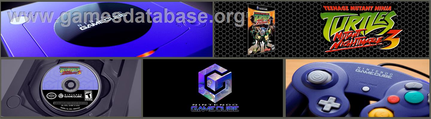 Teenage Mutant Ninja Turtles 3: Mutant Nightmare - Nintendo GameCube - Artwork - Marquee
