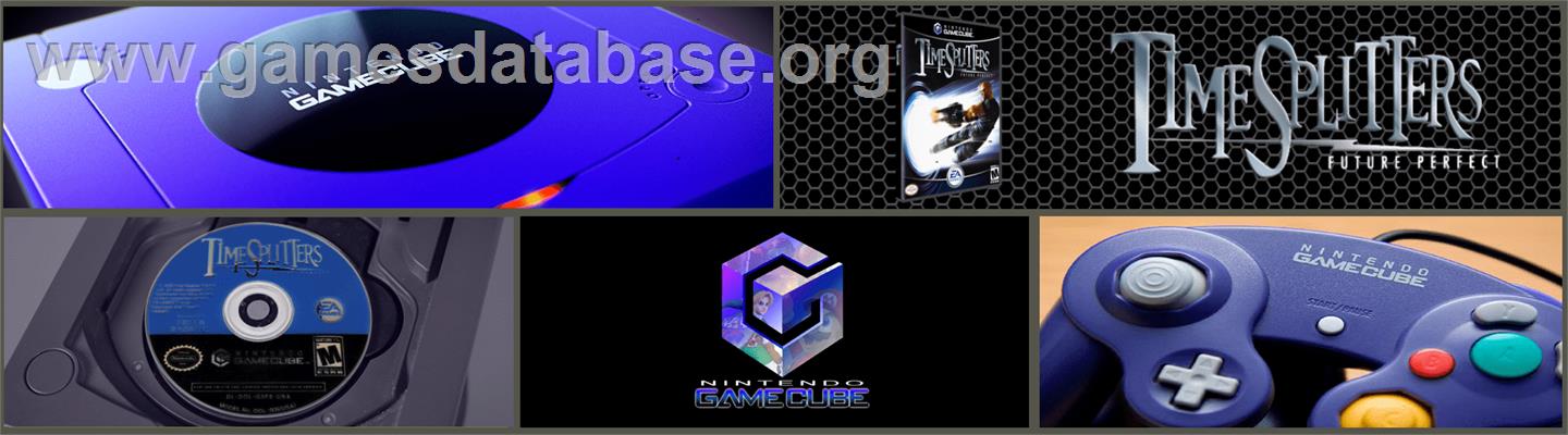TimeSplitters: Future Perfect - Nintendo GameCube - Artwork - Marquee