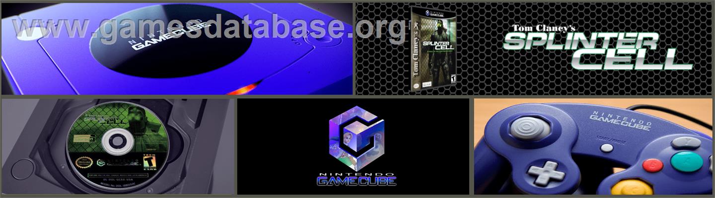 Tom Clancy's Splinter Cell - Nintendo GameCube - Artwork - Marquee