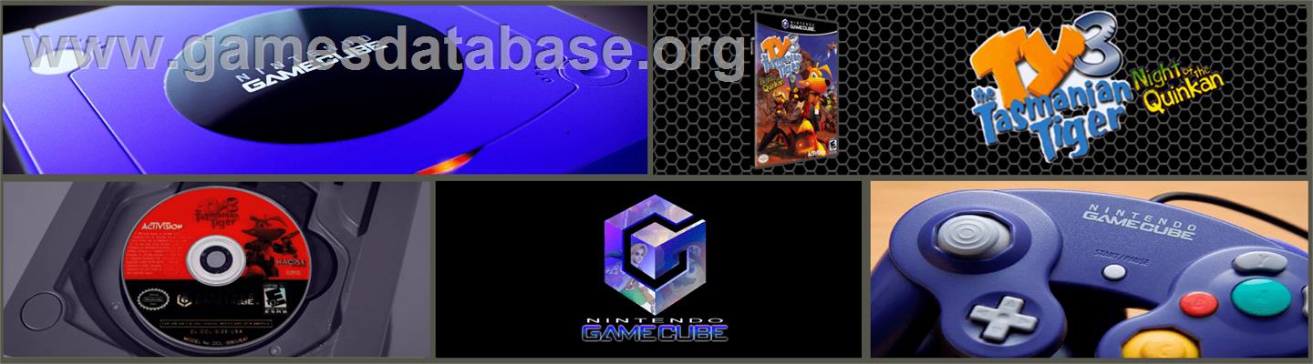 Ty the Tasmanian Tiger 3: Night of the Quinkan - Nintendo GameCube - Artwork - Marquee