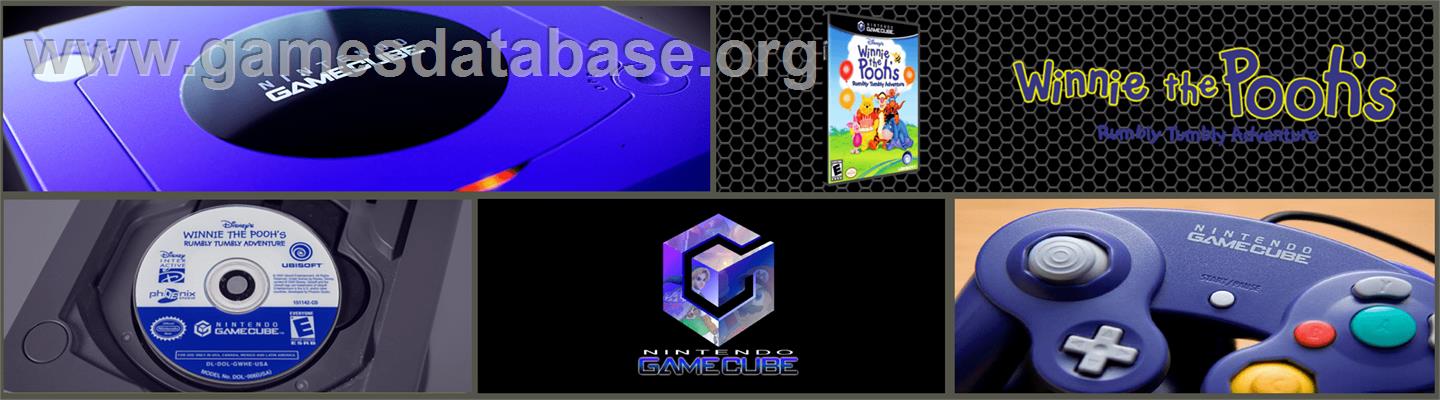 Winnie the Pooh's Rumbly Tumbly Adventure - Nintendo GameCube - Artwork - Marquee