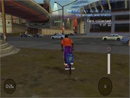 In game image of BMX XXX on the Nintendo GameCube.