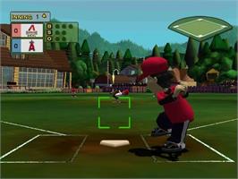 In game image of Backyard Sports - Baseball 2007 on the Nintendo GameCube.