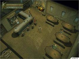 In game image of Baldur's Gate - Dark Alliance on the Nintendo GameCube.