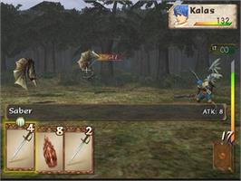 In game image of Baten Kaitos: Eternal Wings and the Lost Ocean on the Nintendo GameCube.