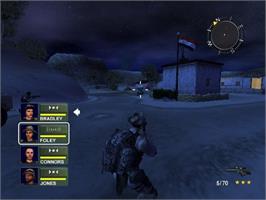 In game image of Conflict: Desert Storm II: Back to Baghdad on the Nintendo GameCube.