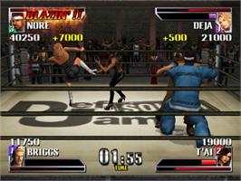 In game image of Def Jam Vendetta on the Nintendo GameCube.