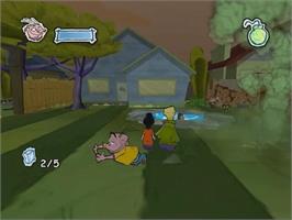In game image of Ed, Edd n Eddy - The Mis-Edventures on the Nintendo GameCube.
